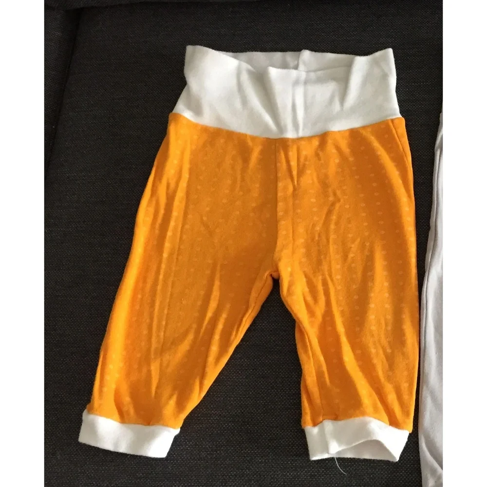 Womens Orange EUC Polka Dot Pattern